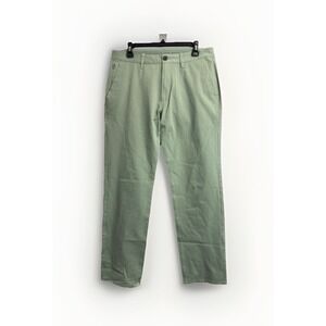 True Classic Pants Mens Size 33X32 Cotton Blend Stretch Twill Sage Green NWOT